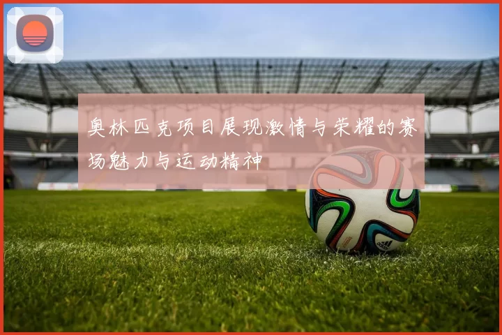 奥林匹克项目展现激情与荣耀的赛场魅力与运动精神